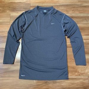 Nike long sleeve dry fit fitness shirt